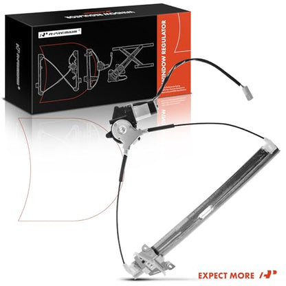 A-Premium Front Driver Side Power Window Regulator with Motor (2-Pin) - style: Front Driver