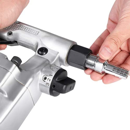 IRONMAX 1" Air Impact Wrench Gun with 2 Handles & Carrying Box