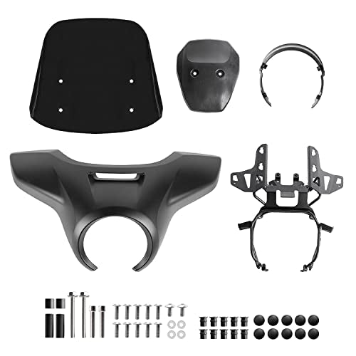 Motorcycle Headlight Fairing Cowl Windscreen for Rebel CMX 1100 2021-25 - color: Smoke+Matte Black