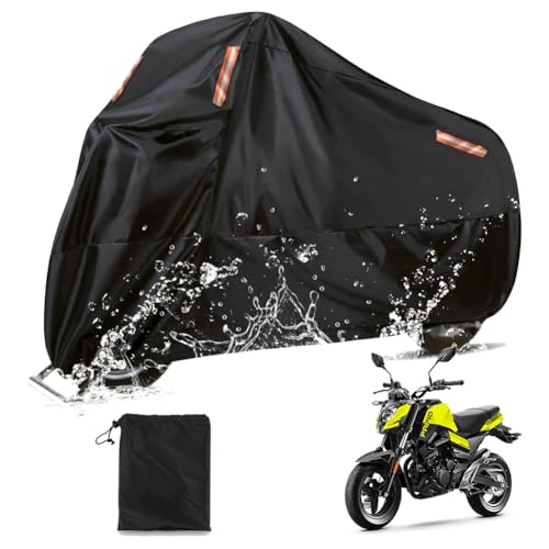 Waterproof Motorcycle Cover 190T 116 x 41 x 49 inches - size: 116 x 41 x 49 inches