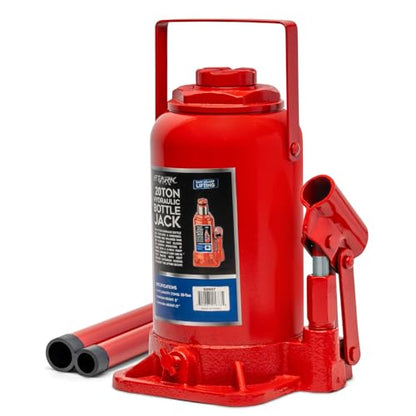 XtremepowerUS Hydraulic Bottle Jack (20 Ton) Portable Hydraulic Jack Lift Height Farm RV Truck Equipment Automotive Shop - size: 20 Ton