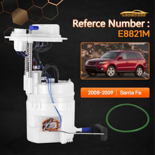 Electric Fuel Pump Module Assembly FIT Hyundai Santa Fe 2008–2009 – with Fuel Sending Unit – Replace OE# E8821M, FG1272, SP3022M, 31110-0W000 - color: E8821M