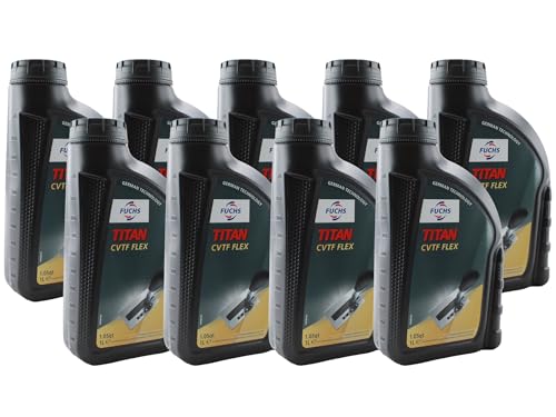 Fuchs 9 Liter TITAN CVTF FLEX Continuously Variable Transmission Fluid (9 x 1L)