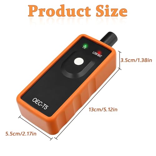 vvag Universal TPMS Relearn Tool,Auto Tire Pressure Monitor Sensor Activation Reset Tool, OEC-T5 for GM/Cadillac/Buick/Chevy Series Vehicles, Car Accessories
