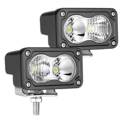 3 Inch Driving Lights LED Pod Light Cube Off Road Light Bar - color: White