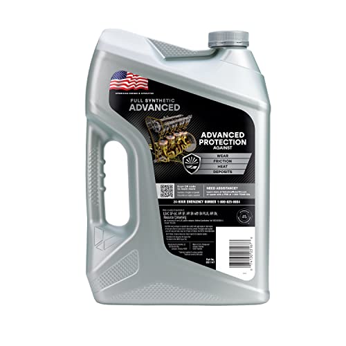Valvoline Advanced Full Synthetic SAE 5W-20 Motor Oil 5 QT (Pack of 2) - size: 5 QT (Pack of 2), style: Advanced Protection