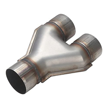 A-KARCK Exhaust Y Pipe 3" Inlet, Stainless Steel 10" Long Dual 3" Outlet Y Pipe Withstands High Temperatures (Wide-body) - color: Y Pipe, size: 3.0inch 10"Long Wide