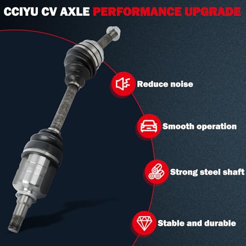 CCIYUFront- CV Axle Shaft Assembly for Toyota for Corolla 2003-2008 665218 - size: 17-9894