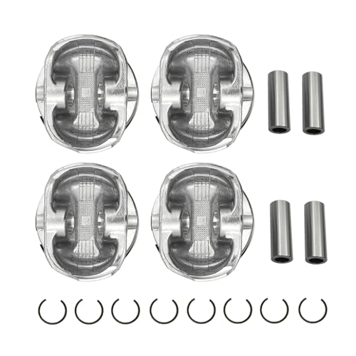 Engine Piston & Piston Snap Rings Kit Fits for Buick Chevrolet GMC Pontiac Saturn 2.4L S224-3959 GA9034 88mm Bore