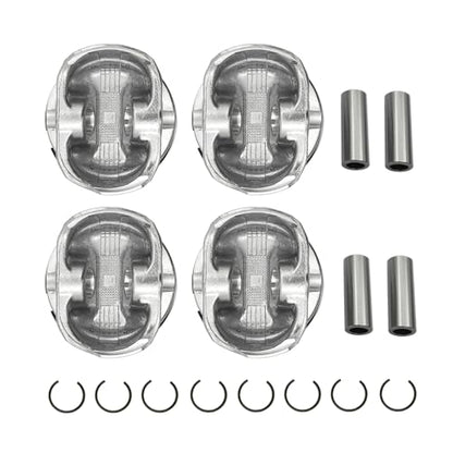Engine Piston & Piston Snap Rings Kit Fits for Buick Chevrolet GMC Pontiac Saturn 2.4L S224-3959 GA9034 88mm Bore