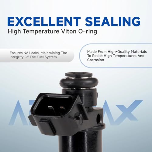Fuel Injectors For/HONDA Civic 2001 2002 2003 2004 2005 L4 1.7L Gas FJ338, 16450PLC003, 16450PLD004 Set of 4