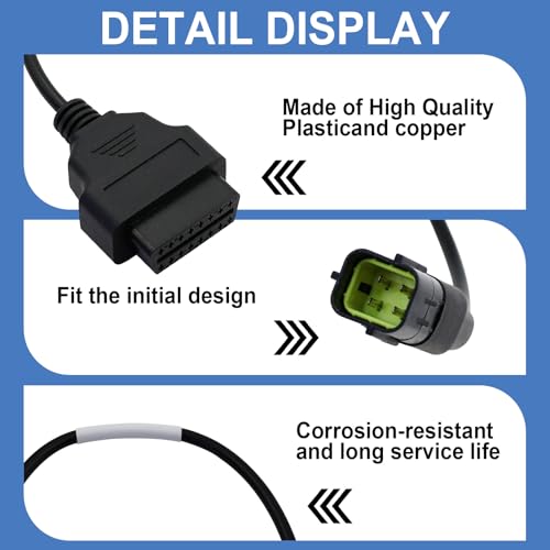 3824-26 OBD2 Adapter Cable Compatible with OBD II Diagnostic Scanner