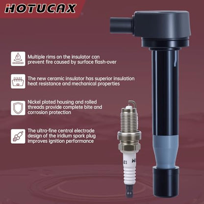 UF242 Ignition Coils & Spark Plugs Tune Up Kit, 6 Pack - size: UF242 & Spark Plug