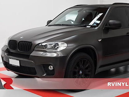 RVINYL Avery Dennison SW900 871-O Supreme Vinyl Vehicle Wrapping Film, Car Wrap Sheet Roll in Satin Dark Basalt, 12in x 60in with Application Card - color: Satin Dark Basalt, size: 1ft x 5ft
