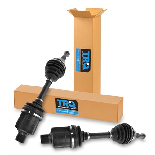 TRQ Front Driver and Passenger Side CV Axle Assembly Set 2 Piece - style: CSA82454