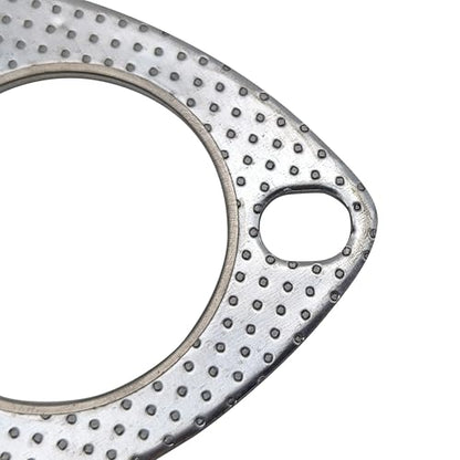 2.25 Inch Exhaust Gasket 3-Bolt 57mm Flange High Temperature Graphite - size: 2.25 in