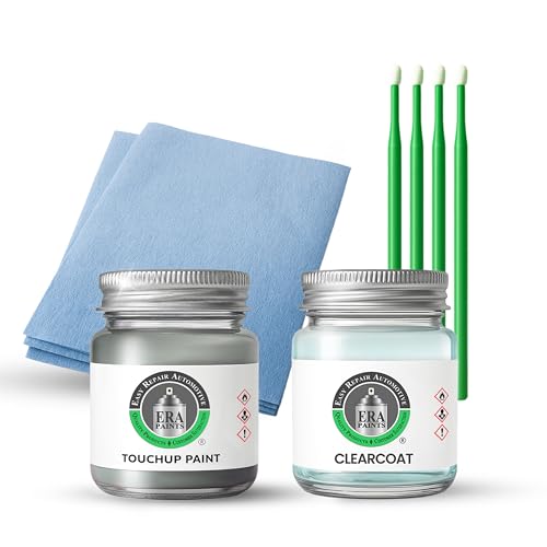 ERA Paints - PDM/CDM - Mineral Gray Metallic for DODGE Exact OEM Color Match Automotive Touch Up Paint for Cars - Scratch & Chip Repair for Metal & Plastic - Essential Kit - Made in USA - style: Jar - Essential Kit