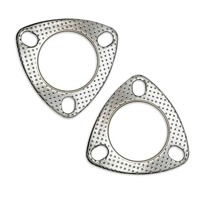 2.25 Inch Exhaust Gasket 3-Bolt 57mm Flange High Temperature Graphite - size: 2.25 in