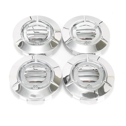 RTrhinotuning 4 PCS 83 mm Wheel Center Caps Compatible with 2014-2025 Silverado 1500 2001-2017 Tahoe 2014-2025 Sierra 1500, OD: 3.27 in / 83 mm ID: 2.99 in / 76 mm Chrome Hub Caps - color: Chrome