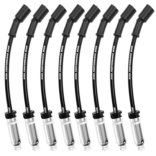 Ozikutech High Performance Spark Plug Wires Set of 8 for Chevy GMC V8