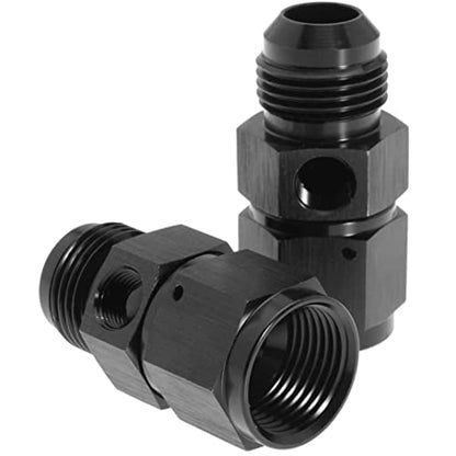 American Volt Engine Transmission Oil Cooler Inlet Hose in-Line Thread-On an Fitting Adapter Thermostat Temperature 12 Volt Electric Cooling Fan Switch Sensor (150'F On - 135'F Off, 8AN) - size: 8AN, style: 150'F On - 135'F Off