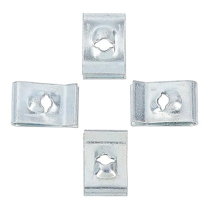 X AUTOHAUX 50 Sets 4.2x16mm U Clip Screw Assortment Car Clips - color: Silver Tone