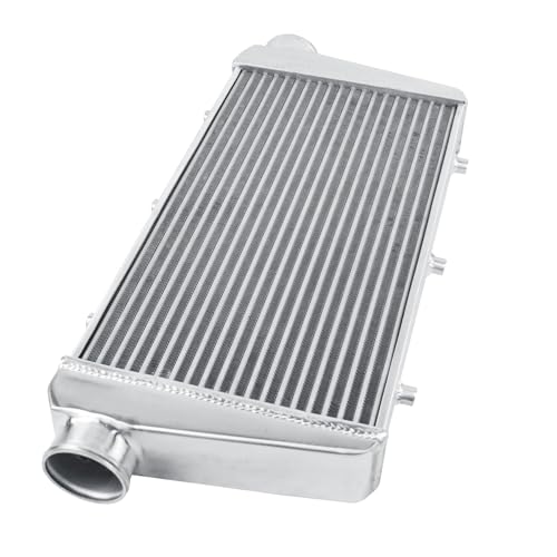 Universal Intercooler 27''x13''x3.3" Front Mount Intercooler 3'' Inlet and Outlet Aluminum Turbo Intercooler Direct Replacement for Any Turbo Charger system - size: 27''x13''x3.3" 3''