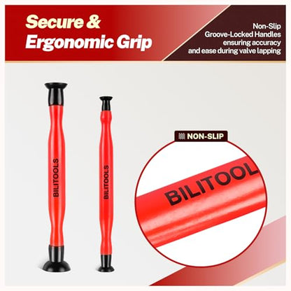 BILITOOLS 2PCS Valve Lapping Tool Kit, Valve Grinding Tool, 8 Spare Cups - size: 2pcs