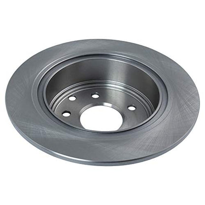 TRQ Rear Brake Pad and Rotor Set Ceramic Rotors - style: BKA10593
