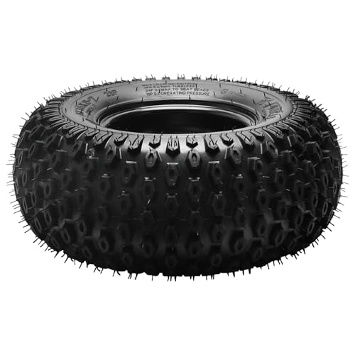 4pcs 7 inch Tubeless Wheels 4 Lug Wheel 110mm Bolt Pattern 16x8-7 ATV Wheel Tires Rims 200/55-7 16x8.00-7 16x8x7 Go-Kart Tires 4 PR for Taotao Buggy Quad Bike Golf Cart Mini Bike Off Road 4PR