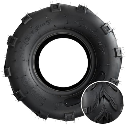 PROPARTS 16x8-7 ATV Tires 16x8x7 Go-Kart Mini Bike Tires 16x8.00-7 UTV Off-Road Tire, 4Ply Tubeless, Set of 2 - size: 16x8-7