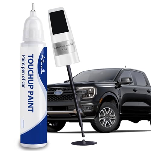 Agate Black Metallic UM Touch Up Paint for Ford OEM Color Match - color: Agate Black Metallic(UM)