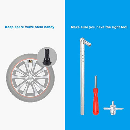 Riseuvo Tire Valve Stem Puller and Installer Tool Kit for Cars, Trucks