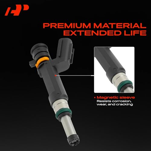 A-Premium Set of 4 Fuel Injectors Compatible with Nissan