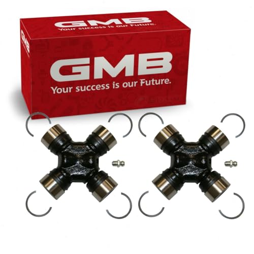 2 pc GMB Front Shaft All Universal Joints for GMC Sierra 1500 2002-16