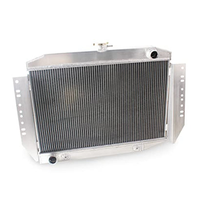 OHOB-COOL 3 Rows High Performance Flow Full Aluminum Radiator for 1972-1988 Jeep Cherokee Wagoneer J10 J20 5.9 V8 - size: 1972-1988 jeep