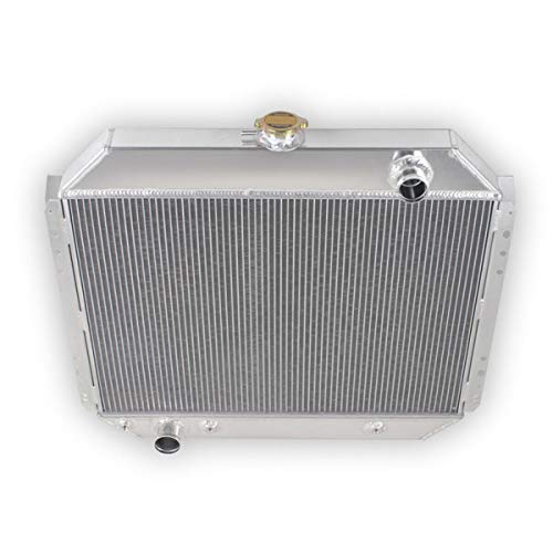 OHOB-COOL 4 Row High Performance Full Aluminum Radiator 1966-1979 67 68 69 78 Ford F100 F150 F250 F350 Bronco Custom Ranger Pickup Truck V8 (CU433) - size: 66-79 Ford