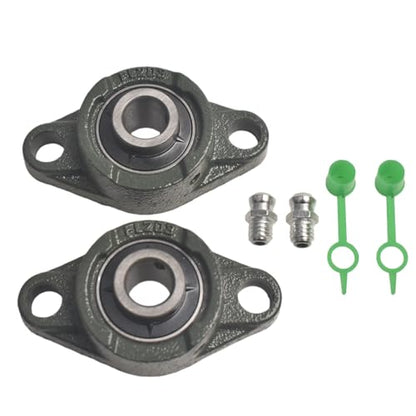 Jackshaft Sprockets with UCFL203 Pillow Block Bearings Go Kart Minibike Complete Jackshaft Kit 5/8" X 10" 40/41/420 Chain - size: 5/8" X 10"