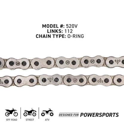 NICHE Drive Sprocket Chain Combo for Honda CBR600RR Front 16 Rear 42 Tooth 520V O-Ring 112 Links - size: O-Ring Chain