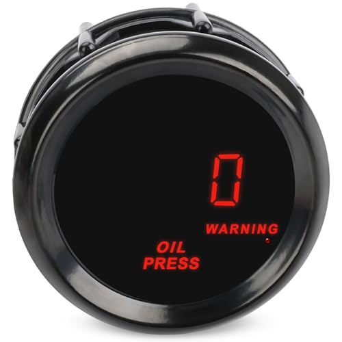 0-150 PSI Oil Pressure Gauge 2inch 52mm Press Gauge Meter Kit DC12V - size: Oil Pressure Gauge 2