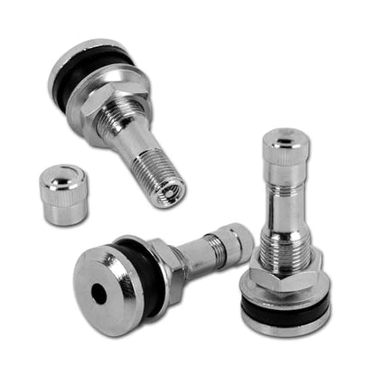 Silverback TR416 Nickel Plated Brass Truck Tire Valves, 25 Pack - size: TR416
