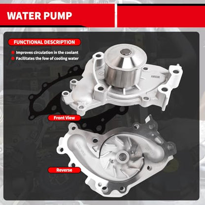 Timing Belt Kit with Water Pump Replacement for: TKT-026 - size: 2002-2006 Camry