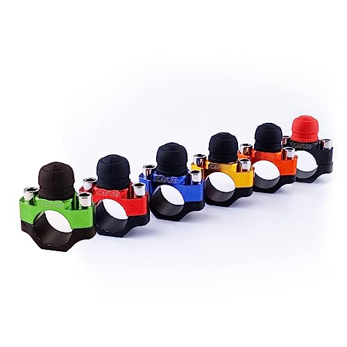 Motorcycle ATV Water Proof Engine Start Stop Kill Switch Button - color: Green