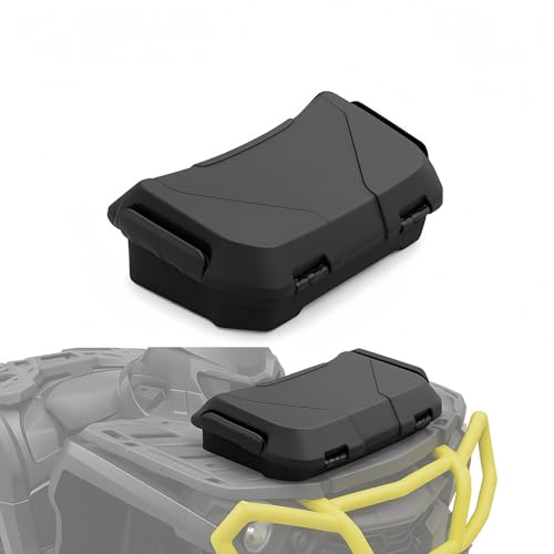 ATV Outlander Seat Rack Storage Cargo Box, A & UTV PRO 2 GAL (7.5L) Front Rear Rack Back Seat Storage Box for Can-Am Outlander G2, G2L L MAX 6X6 Renegade, Replace OEM #708200408 - size: 2 GAL (7.5L