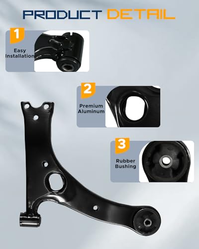 12Pc Control Arms with Ball Joints Fit for Toyota Matrix 2003-2008 - size: Fit for Matrix 03-08 12x Control Arm Kit (320)