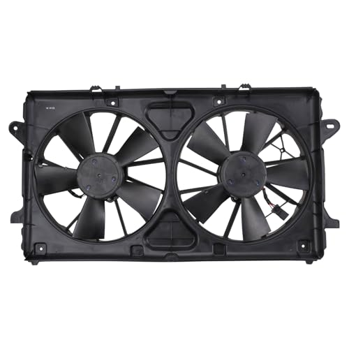 TRQ Radiator Dual Cooling Fan Assembly - style: RFA80237