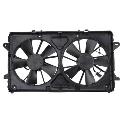 TRQ Radiator Dual Cooling Fan Assembly - style: RFA80237