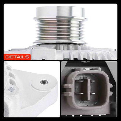 A-Premium Alternator, 12V 100A 6-Groove Pulley Clockwise