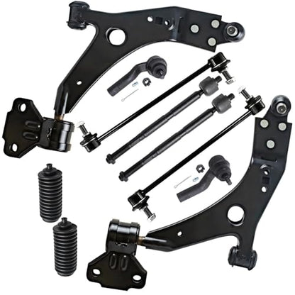 Detroit Axle - 10pc Front End Control Arms Kit for 2014-2018 Ford Escape - size: 10CS48210/10PC