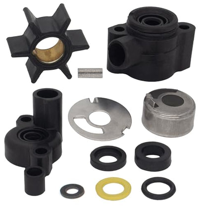 92970A5 Outboard Water Pump Impeller Kit for Mercury Mariner 3.9-9.8 HP - size: Mercury 3.9-9.8 HP with Housing